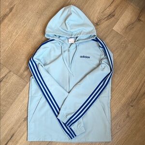 Adidas Essentials 3-Stripes hooded windbreaker